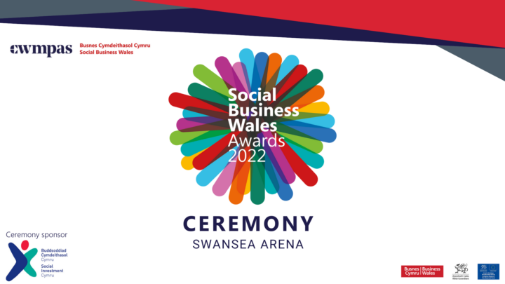 Join the Social Business Wales Awards ceremony 2022 with lunch, entertainment and celebrations!