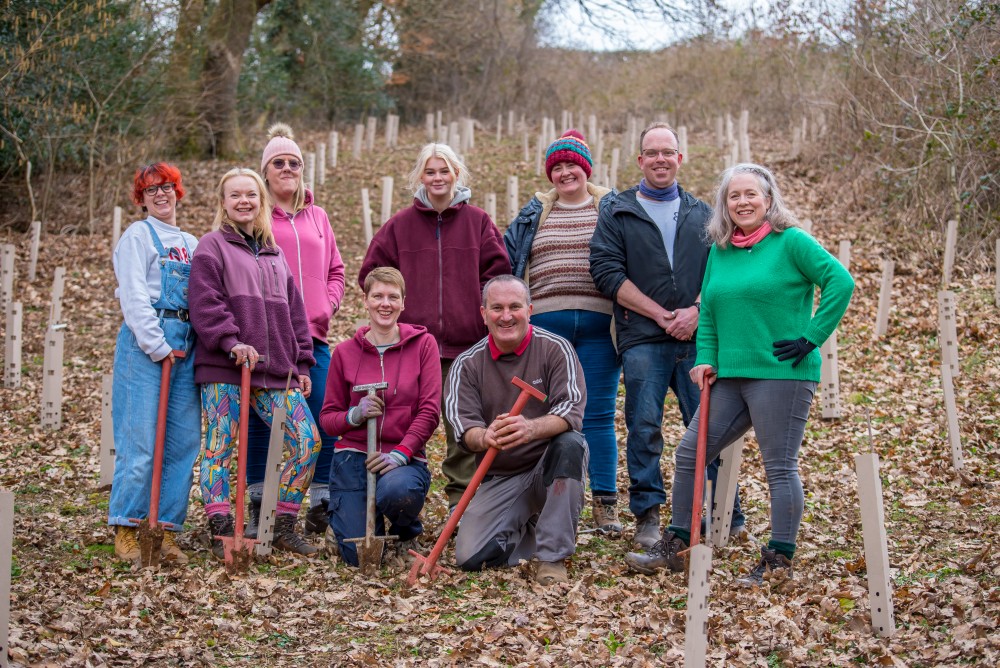 450 trees planted to celebrate 40 years of supporting local economies in Wales