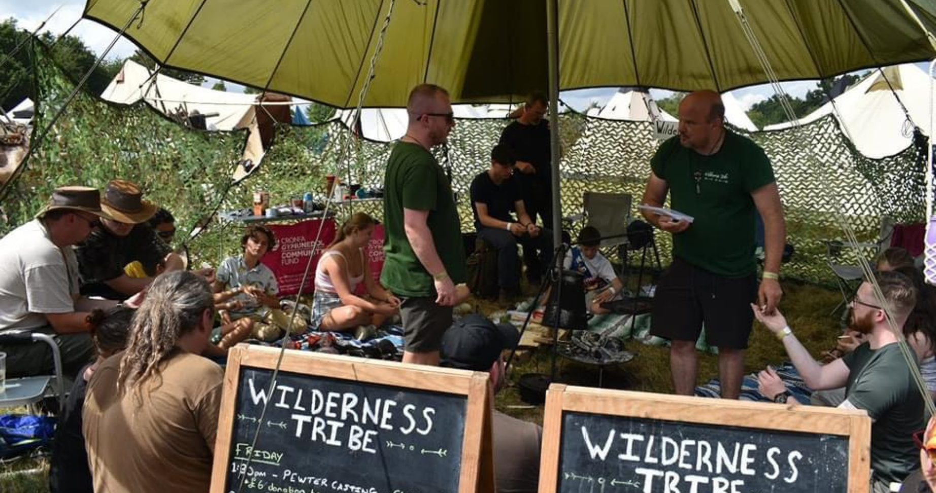 People take part in a Wilderness Tribe CIC workshop